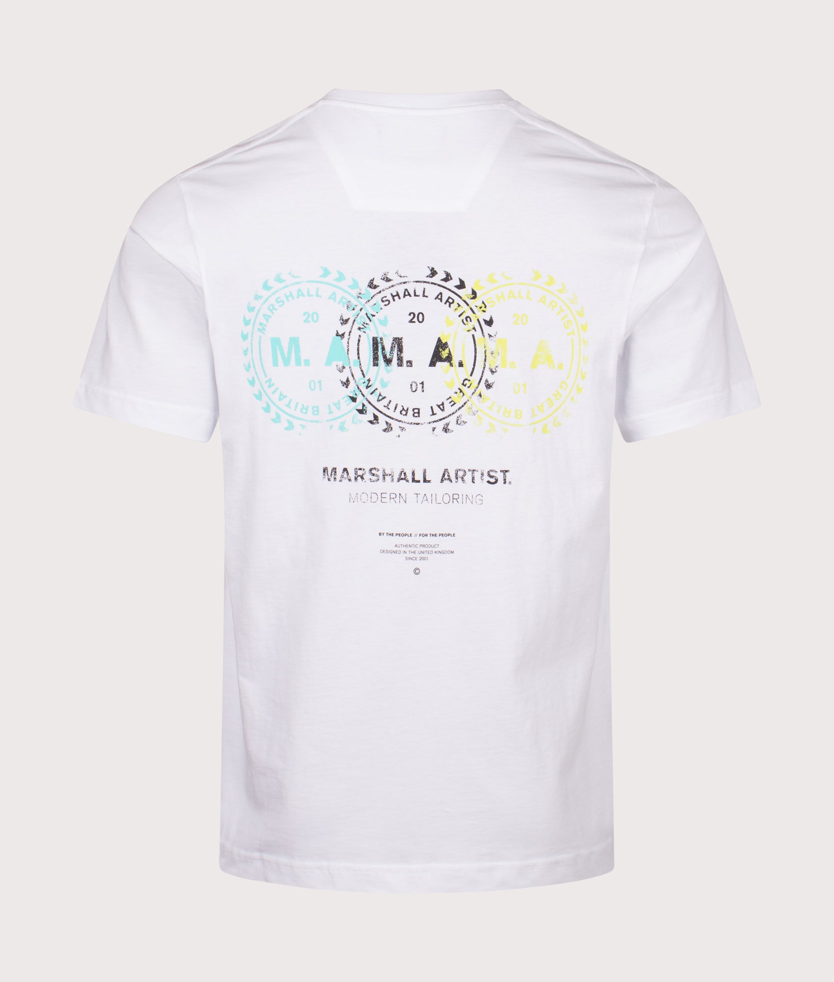 Karma T-Shirt in White. 100% Cotton | Marshall Artist | EQVVS | Back shot 