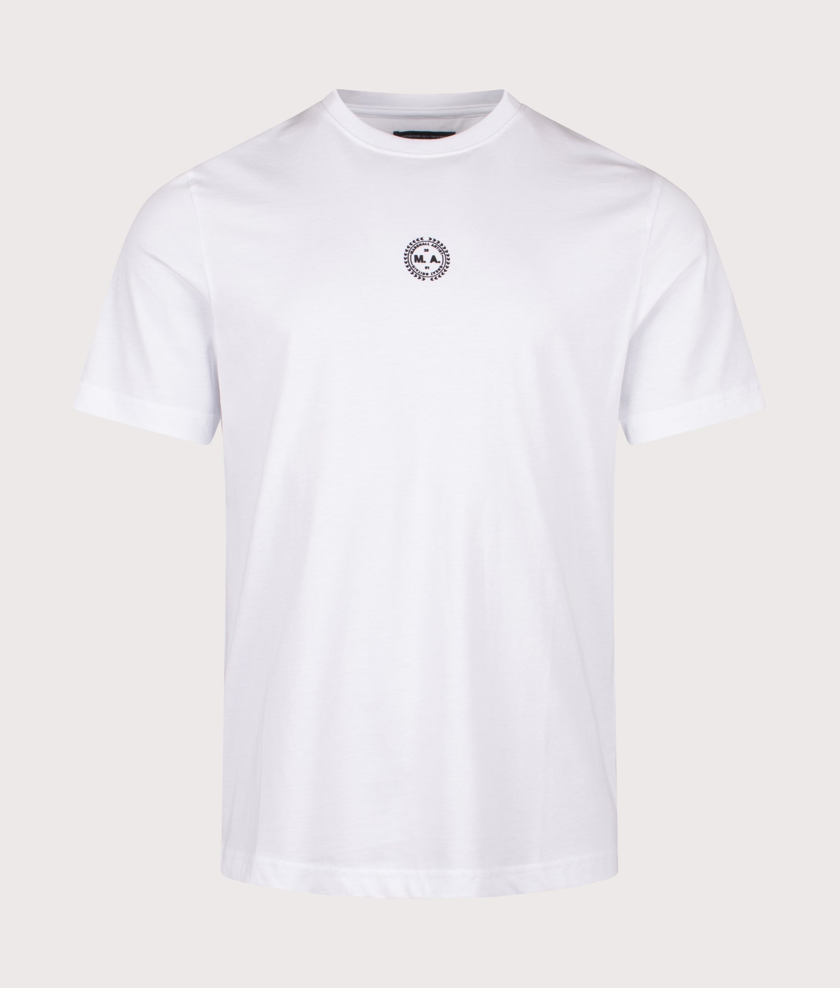 Karma T-Shirt in White. 100% Cotton | Marshall Artist | EQVVS | Front shot 
