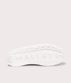 GRFTR LTC Trainers in White Leather | Mallet | EQVVS | Sole shot 