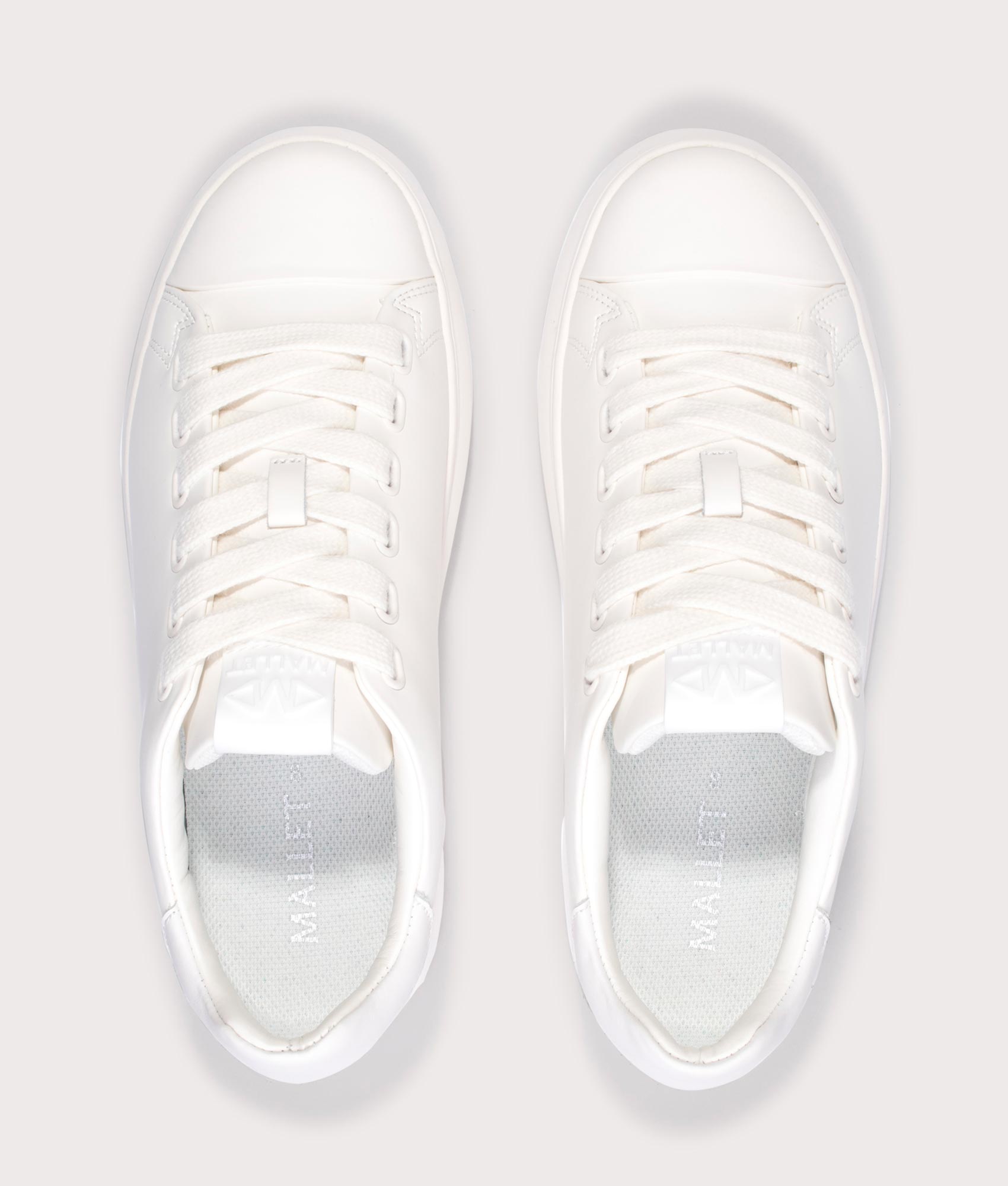 GRFTR LTC Trainers in White Leather | Mallet | EQVVS | Top shot 