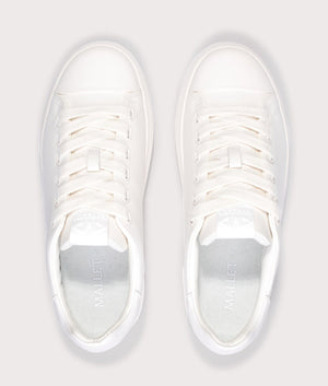 GRFTR LTC Trainers in White Leather | Mallet | EQVVS | Top shot 
