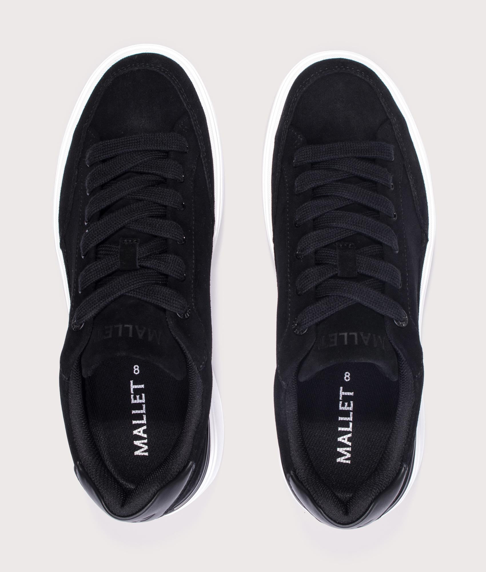 Lansbury Trainers in Black | Mallet | EQVVS | Top shot 