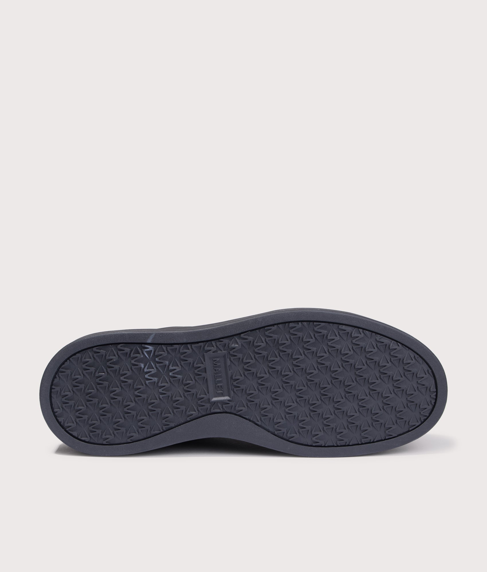 Lansbury Trainers in Triple Black | OrthoLite® HybridPlus | Mallet branding | EQVVS | Sole shot 