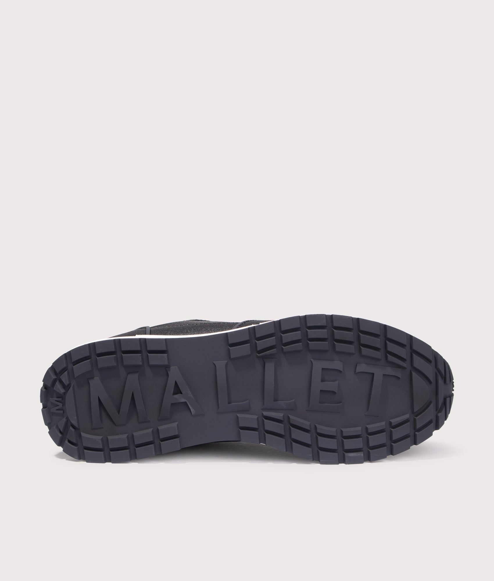 Popham Lite Trainers in Ballistic Black | Mallet branding | EQVVS | Sole shot 