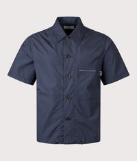 Recycled Polytech Z Tech Overshirt: Navy 