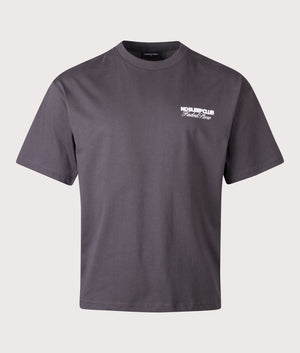 Relaxed Fit NSC Tribe T-Shirt in Slate | Faded | Shot at EQVVS | Front shot 