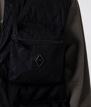 A-COLD-WALL Modular Gilet in onyx pocket detail shot at EQVVS