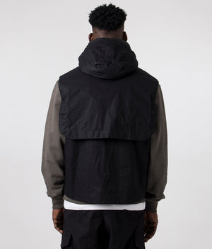 A-COLD-WALL Modular Gilet in onyx back shot at EQVVS