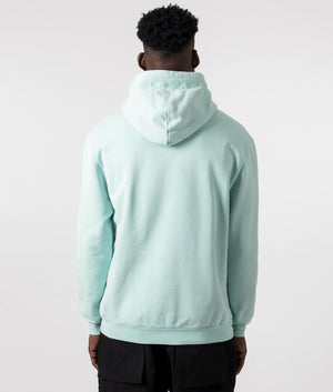 A-COLD-WALL Essential Hoodie in faded turquoise back shot at EQVVS