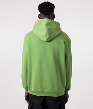 A-COLD-WALL Essential Hoodie in volt green Back shot at EQVVS