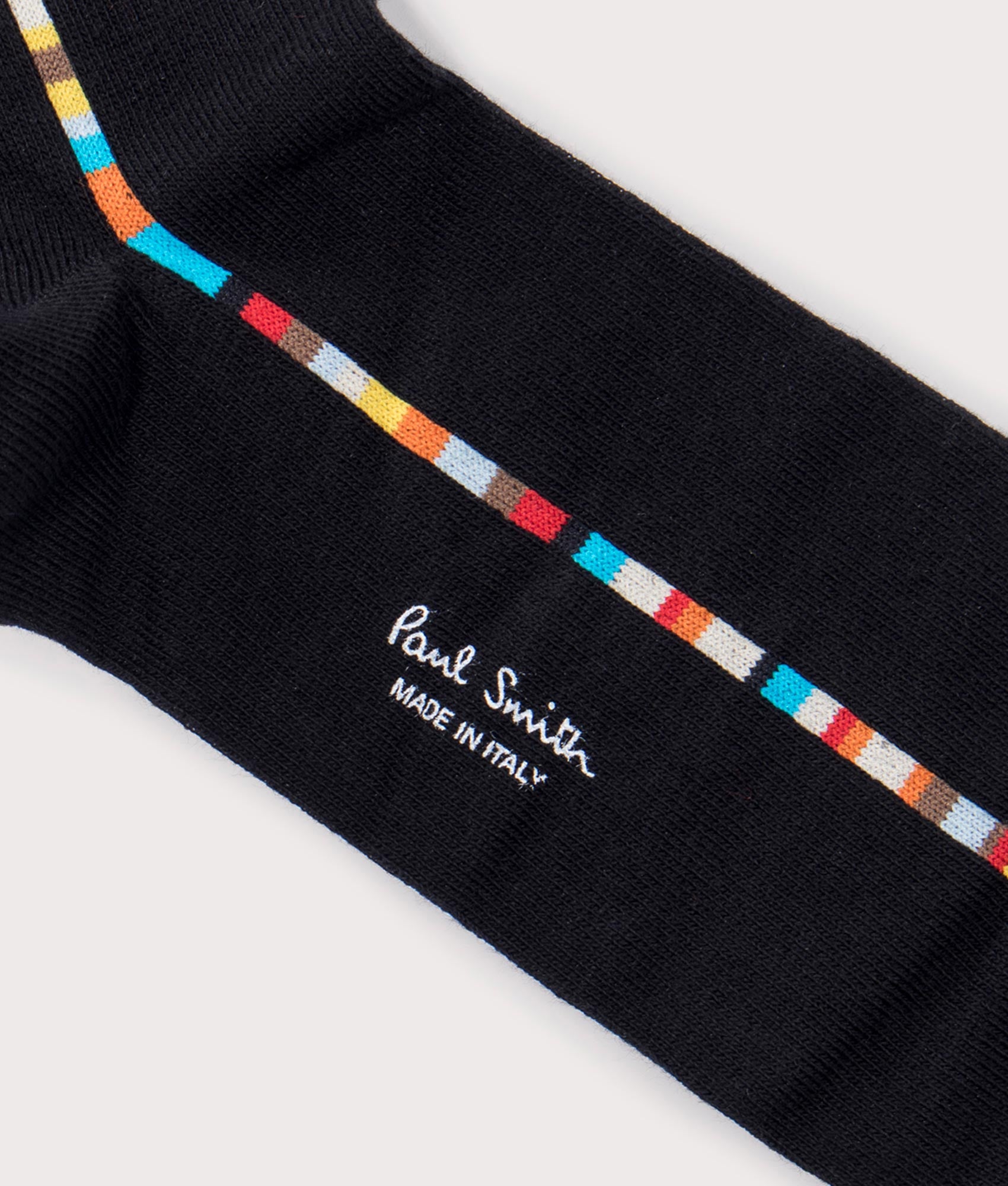 Vittore-Signature-Stripe-Socks-Black-PS-Paul-Smith-EQVVS