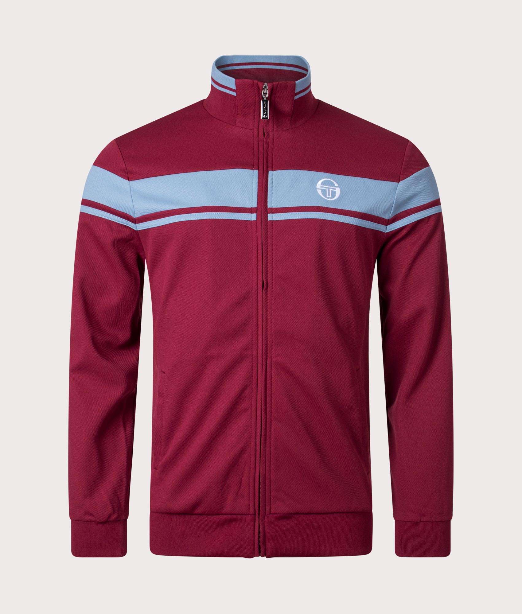 Damarindo-Track-Top-Tibetan-Red/Mountain-Spring-Sergio-Tacchini-EQVVS-Front-Image