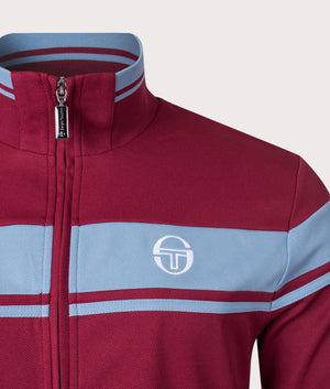 Damarindo-Track-Top-Tibetan-Red/Mountain-Spring-Sergio-Tacchini-EQVVS-Detail-Image