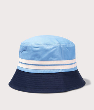 Stonewoods Bucket Hat in Clear Sky by Sergio Tacchini. EQVVS Back Angle Shot.