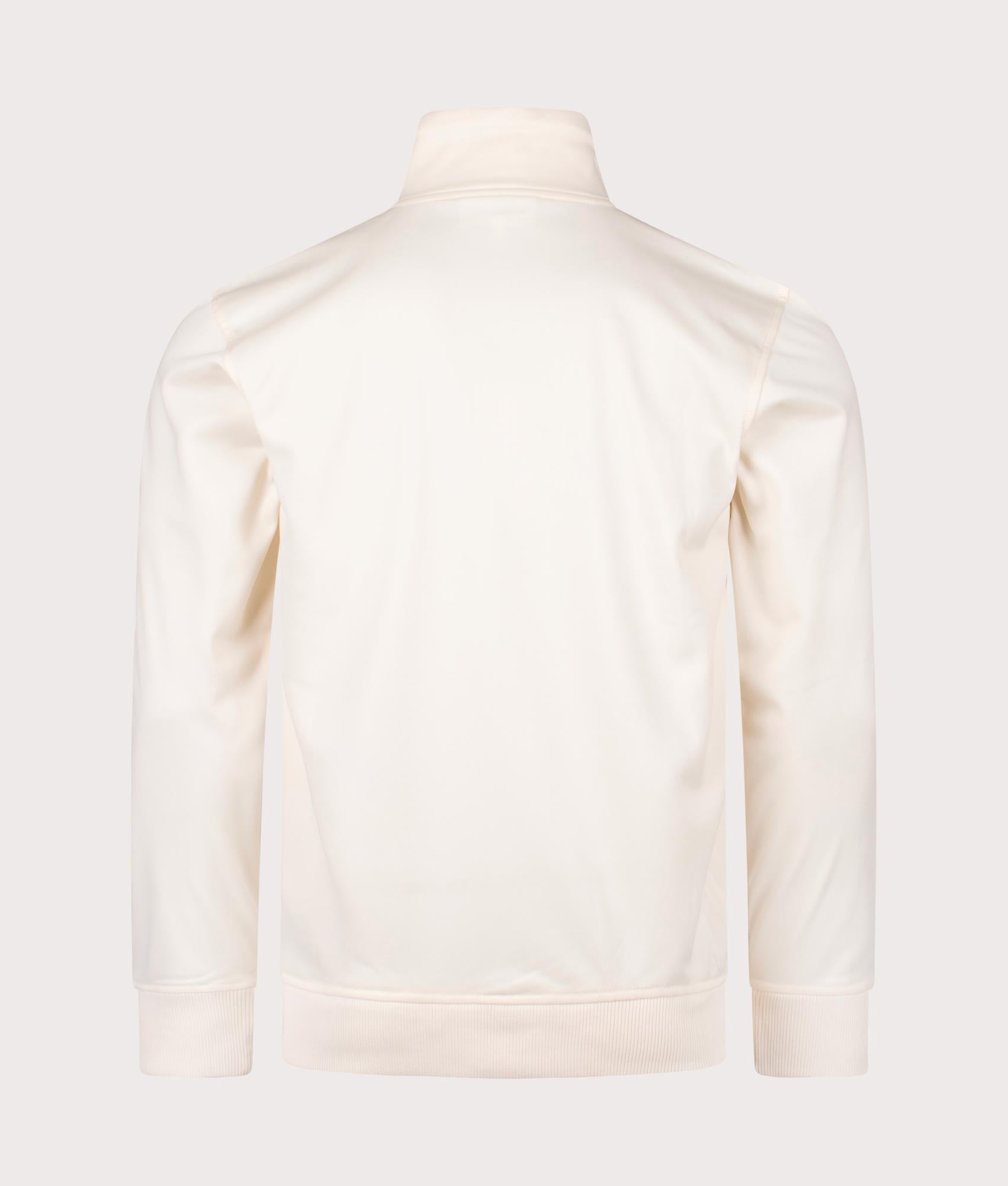 New Varena Track Top in Pearled Ivory by Sergio Tacchini. EQVVS Back Angle Shot.