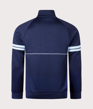 Orion Track Top in Maritime Blue by Sergio Tacchini. EQVVS Back Angle Shot.