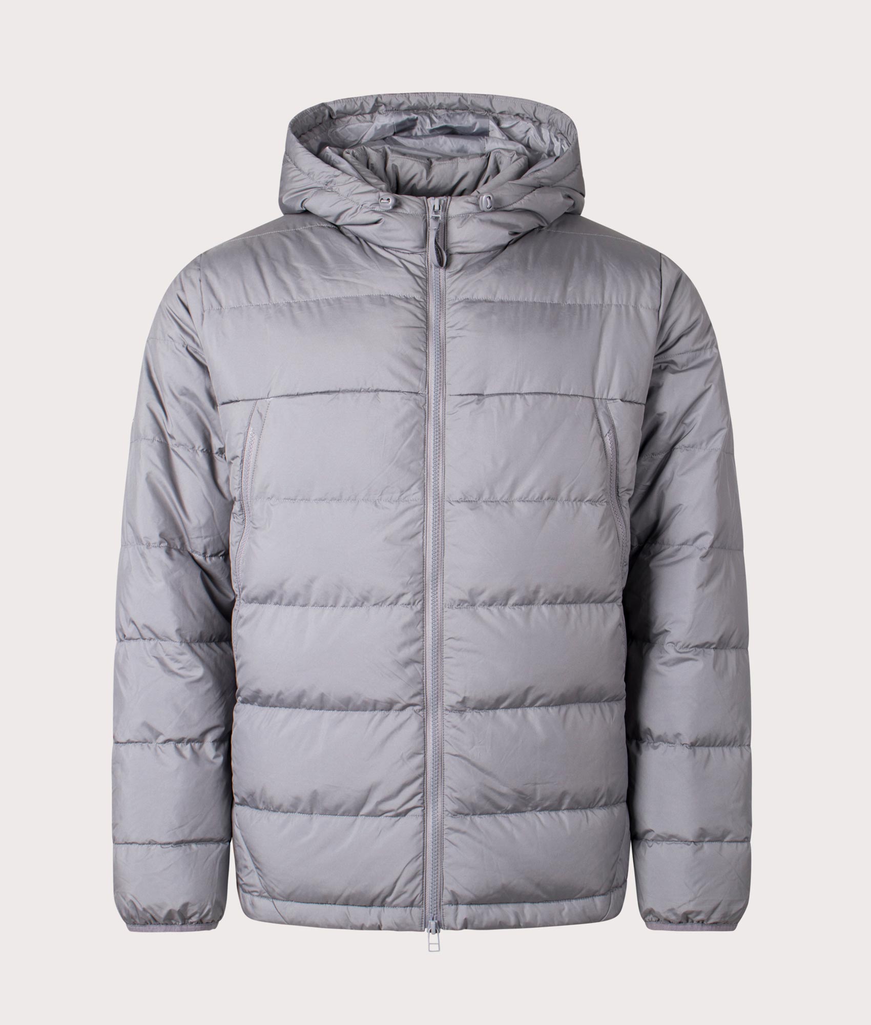 Pretty Green Cyclone Quilted Jacket in Grey at EQVVS