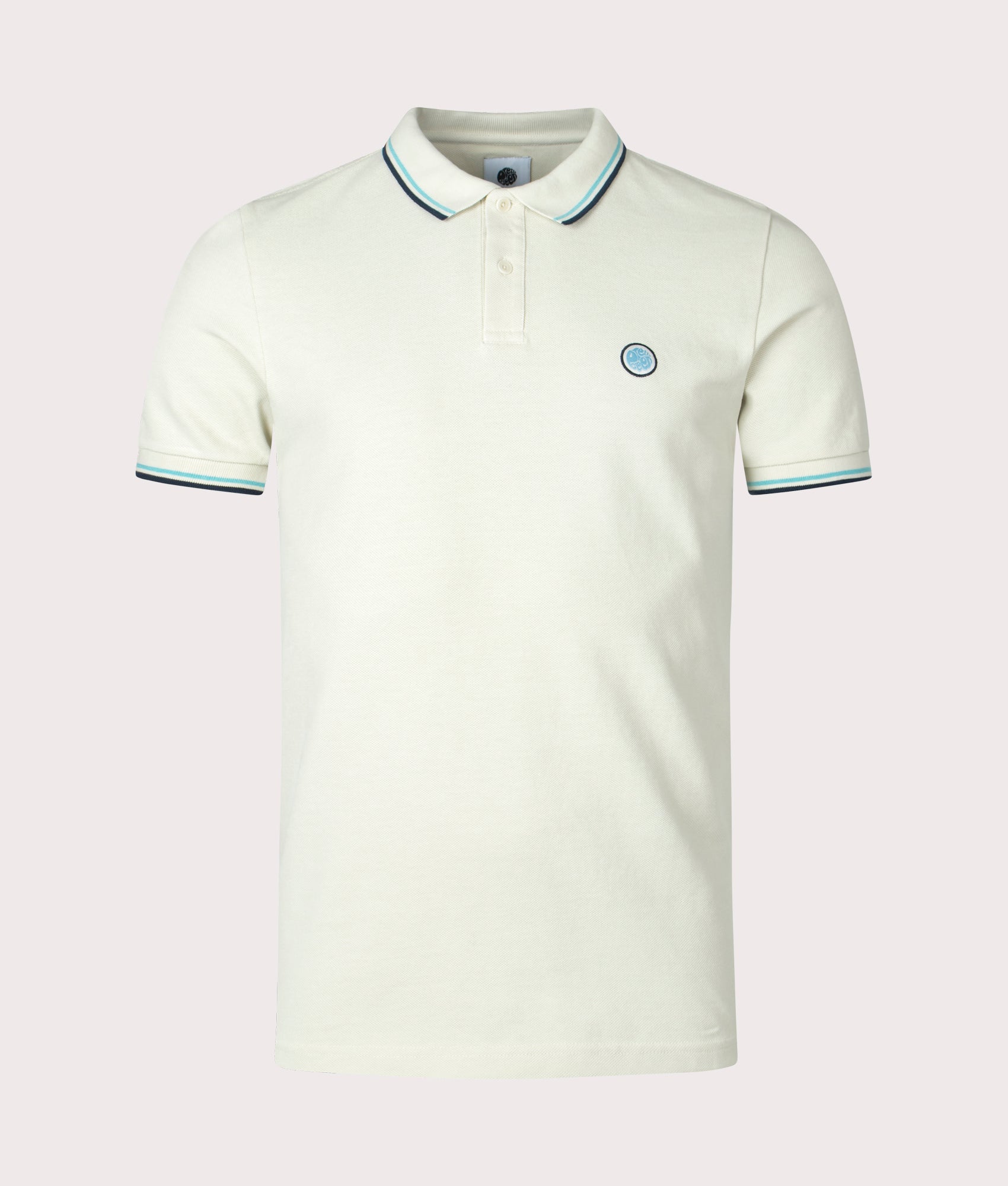 Slim-Fit-Barton-Polo-Shirt-Off White-Pretty-Green-EQVVS