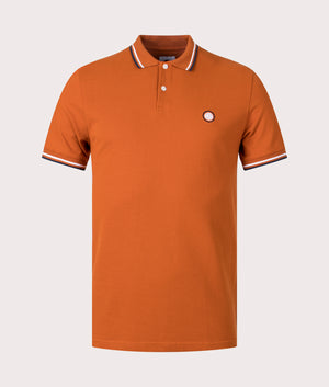 Slim-Fit-Barton-Polo-Shirt-Orange-Pretty-Green-EQVVS