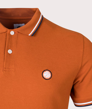 Slim-Fit-Barton-Polo-Shirt-Orange-Pretty-Green-EQVVS