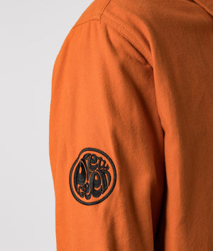Fairford-Plain-Overshirt-Orange-Pretty-Green-EQVVS-Detail-Image