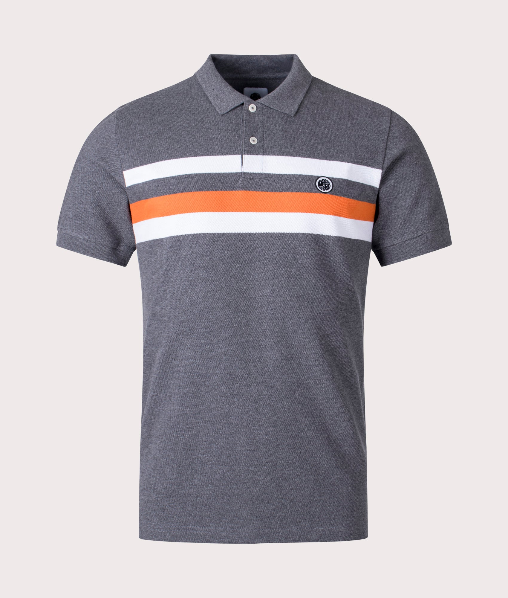Slim-Fit-Hollen-Chest-Stripe-Polo-Shirt-Grey-Marl-Pretty-Green-EQVVS