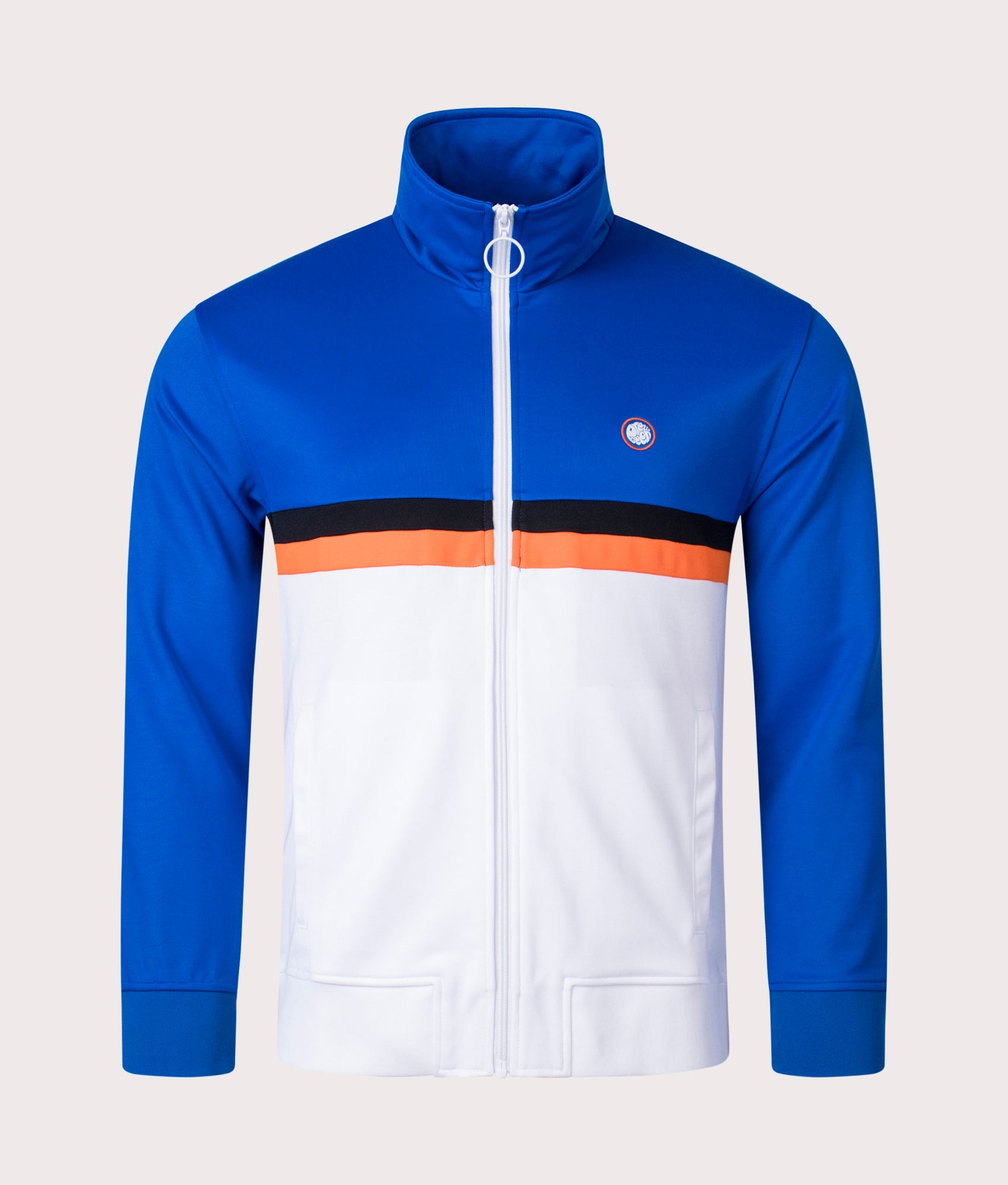 Slim-Fit-Hollen-Track-Top-Blue-Pretty-Green-EQVVS-Front-Image