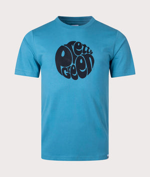 Gillespie-Logo-T-Shirt-Bright-Blue-Pretty-Green-EQVVS-Front-Image