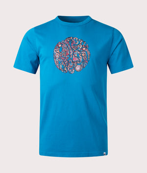 Wonderwall Paisley Print Logo T-Shirt