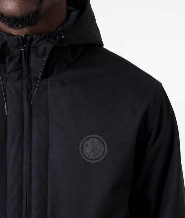Sheraton Hooded Jacket Black | Pretty Green | EQVVS