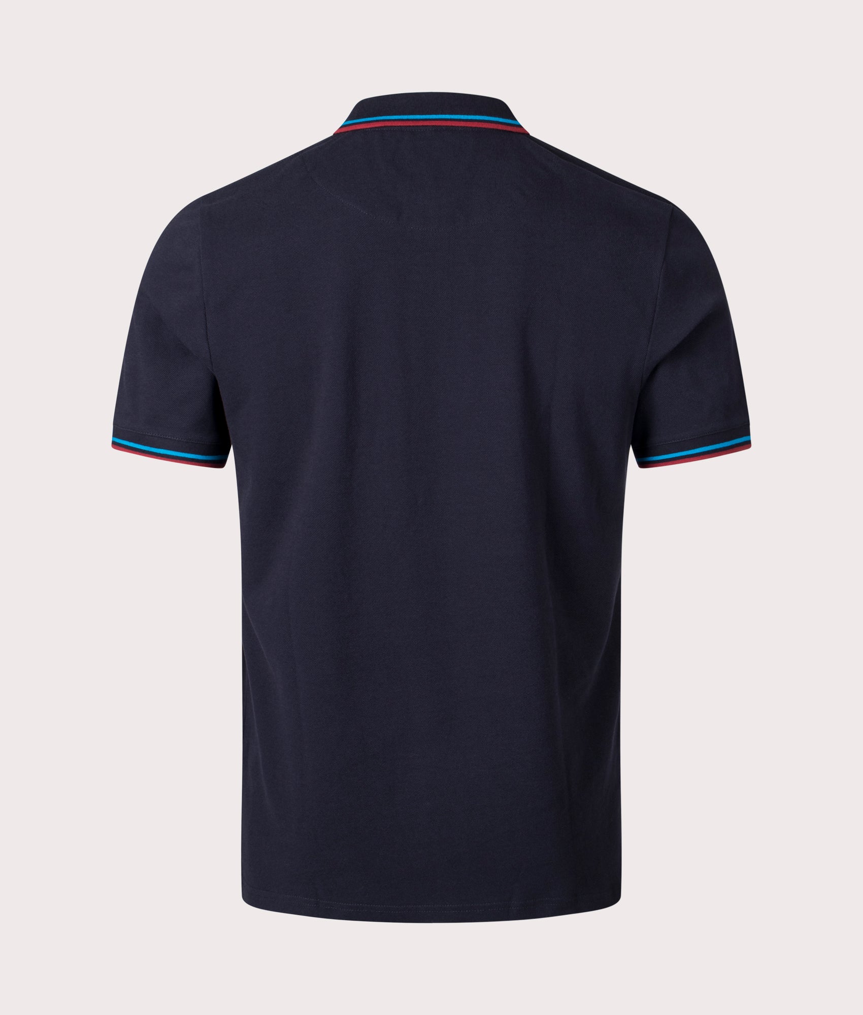 Wonderwall Paisley Placket Polo Shirt in Black | Pretty Green | EQVVS