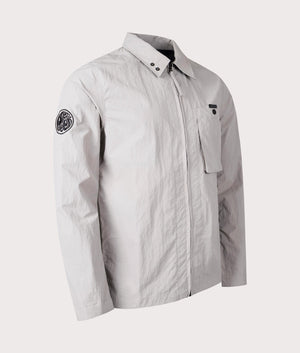 Heaton Overshirt Light Grey Pretty Green EQVVS