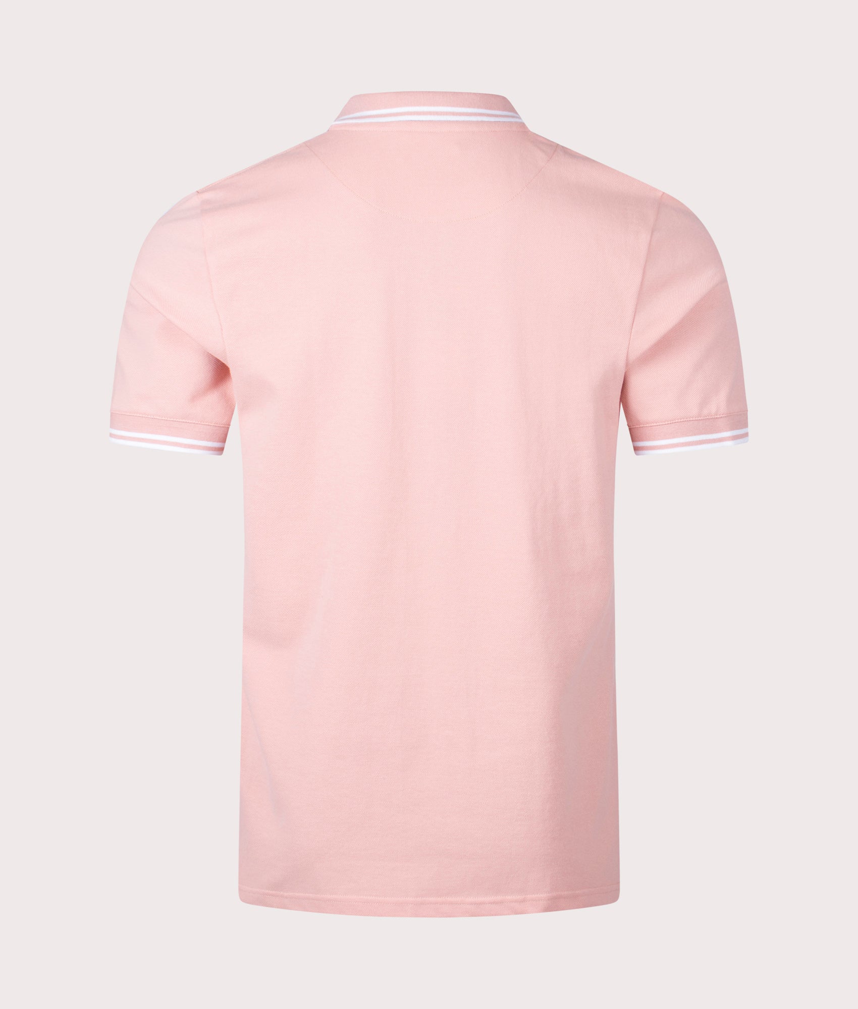 Pretty Green Barton Polo Shirt in Dusty Pink Back Shot EQVVS