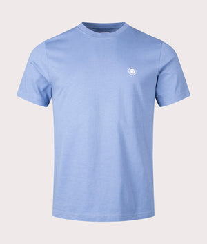 Pretty Green Mitchell T-Shirt Pale Blue Front Shot EQVVS