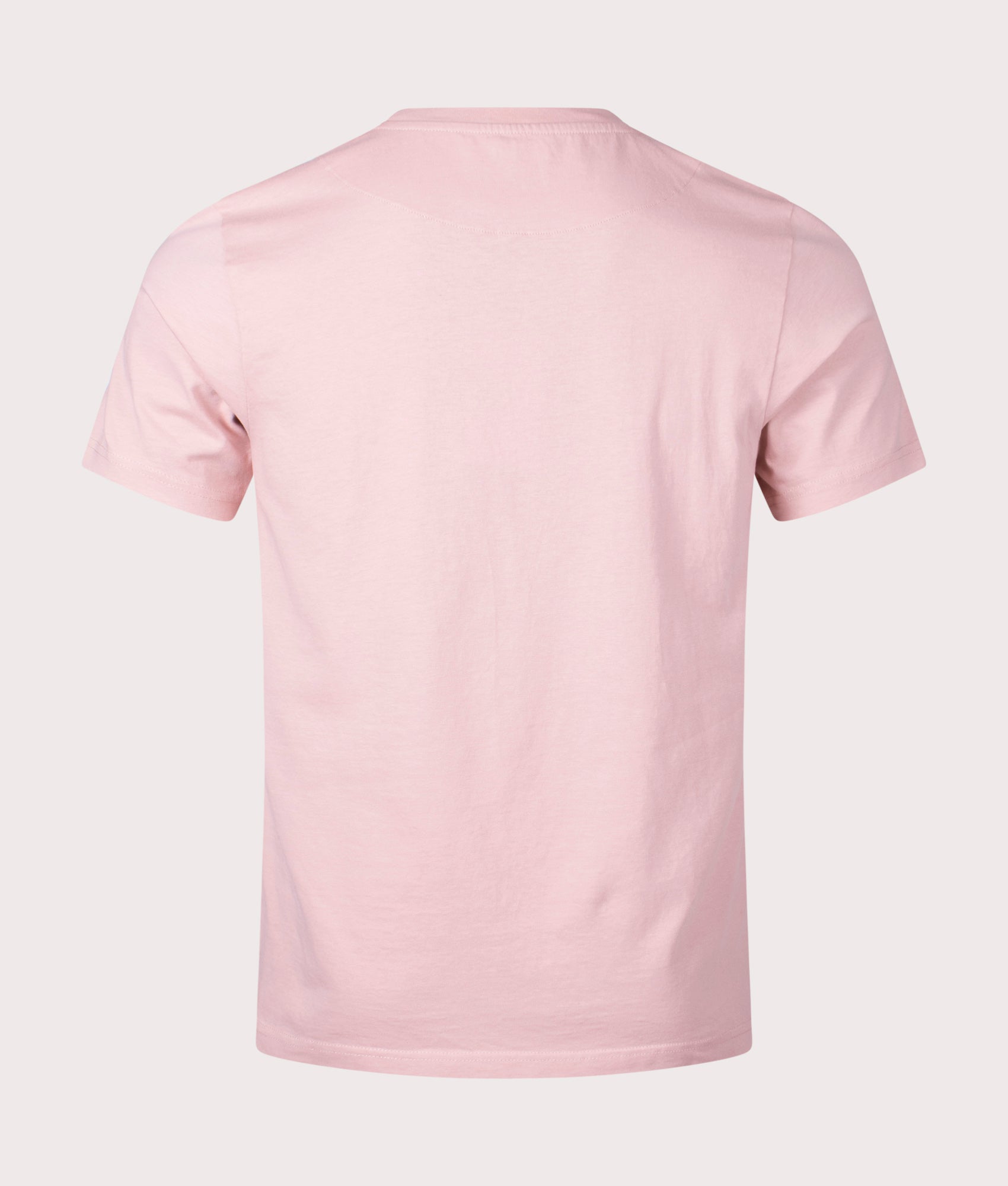 Pretty Green Mitchell T-Shirt in Pale Pink Back Shot at EQVVS