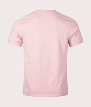 Pretty Green Mitchell T-Shirt in Pale Pink Back Shot at EQVVS