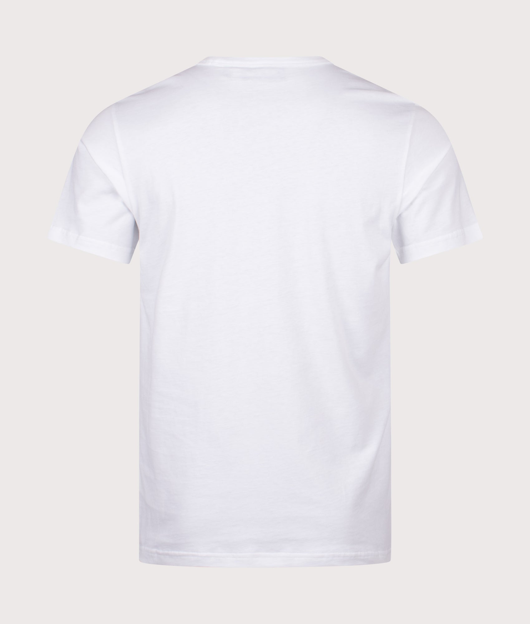 Belstaff Surface T-Shirt in White at EQVVS Menswear. Back shot.
