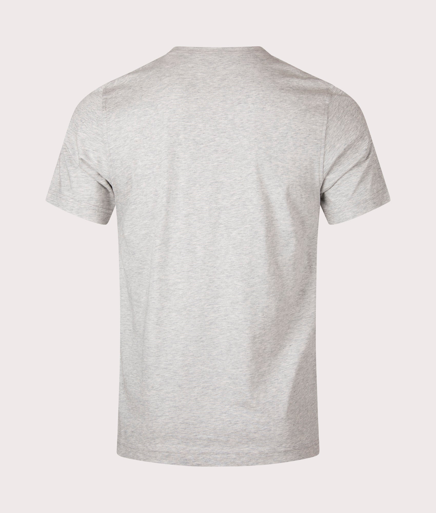 Belstaff T-Shirt in Old Heather Silver. 100% cotton. At EQVVS Menswear. Back Shot