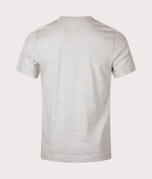 Belstaff T-Shirt in Old Heather Silver. 100% cotton. At EQVVS Menswear. Back Shot
