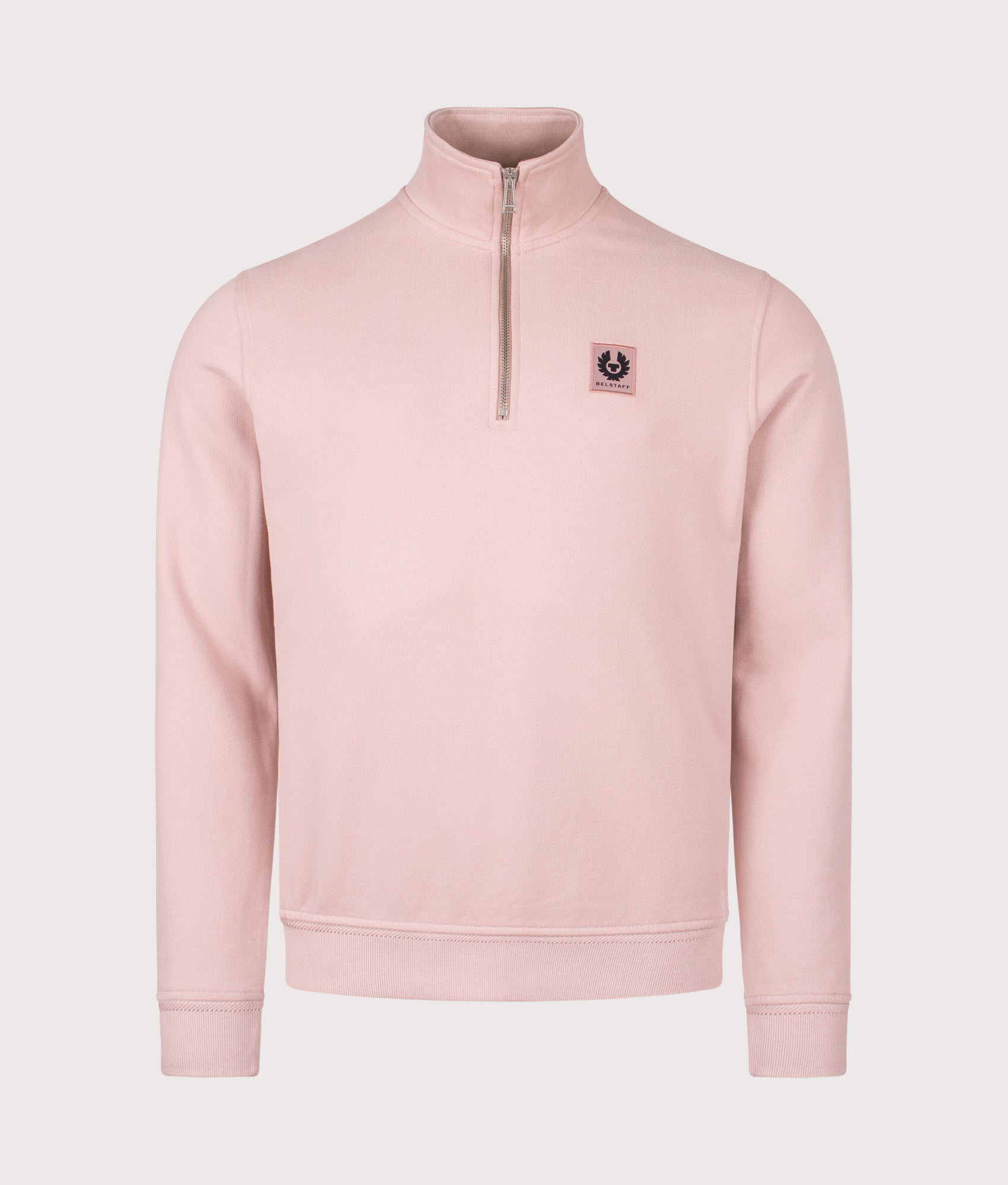 Reg Fit Belstaff Quarter Zip Sweatshirt