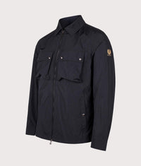 Regular Fit Tourer Overshirt: Black 
