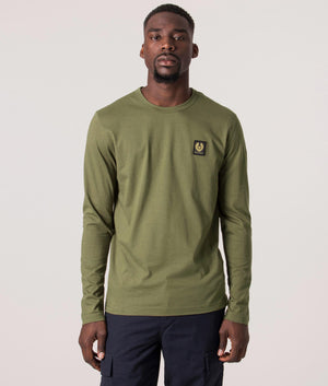 Long-Sleeved-Belstaff-T-Shirt-True-Olive-Belstaff-EQVVS