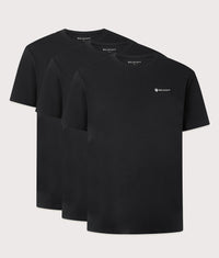 Regular Fit 3 Pack T-Shirt: Black 