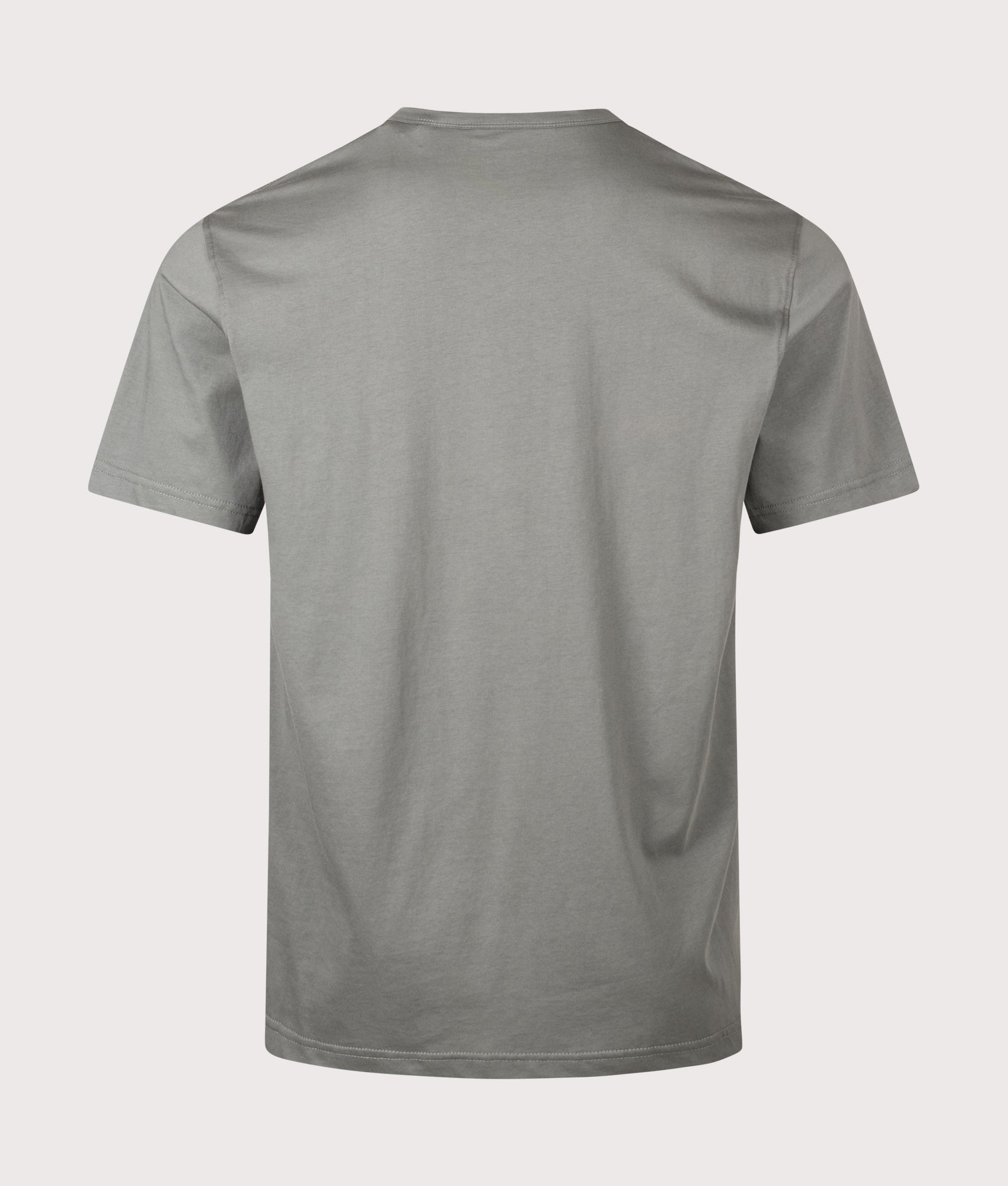 Belstaff Regular Fit Belstaff T-Shirt in Atlantic Grey at EQVVS Menswear. Back shot.