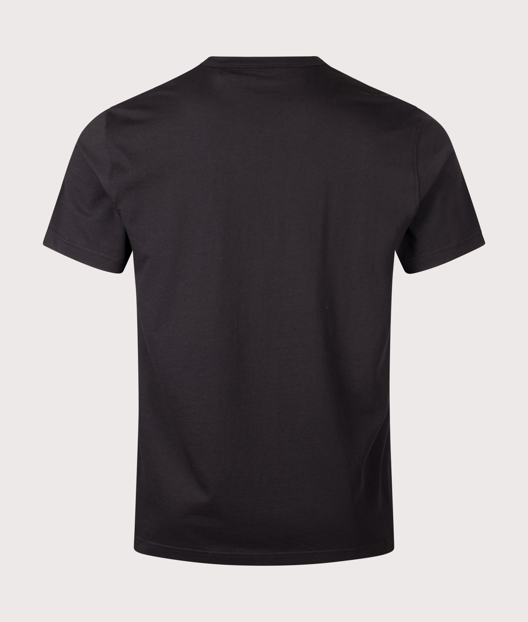 Belstaff Regular Fit Belstaff T-Shirt in  Black at EQVVS Menswear. Back shot.