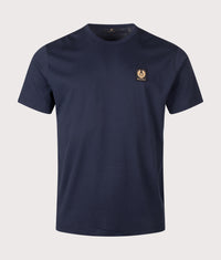 Regular Fit Belstaff T-Shirt: Dark Ink 