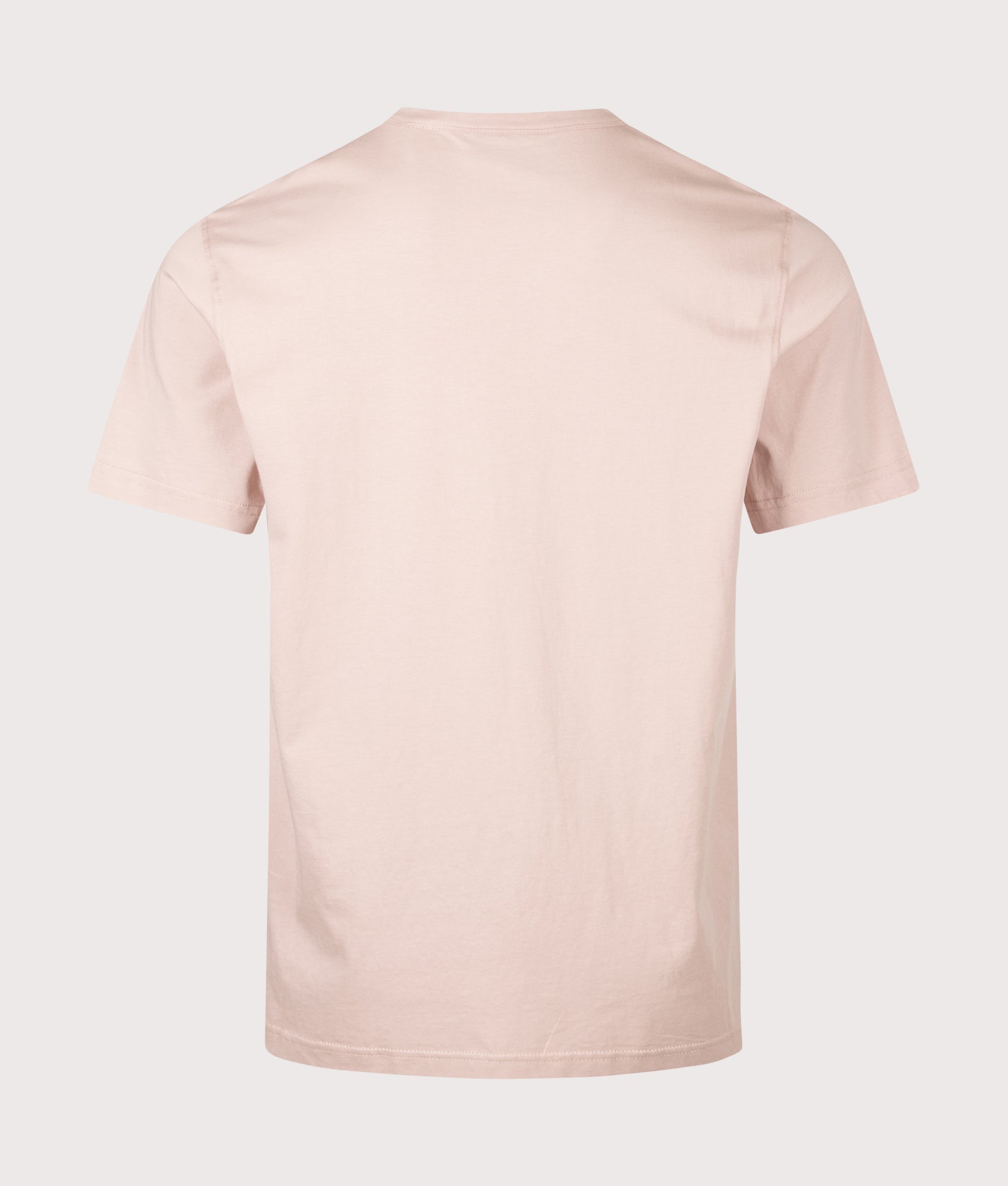 Belstaff Regular Fit Belstaff T-Shirt in Dusk Pink at EQVVS Menswear. Back shot.