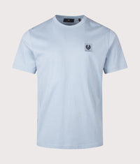 Regular Fit Belstaff T-Shirt: Mist Blue 