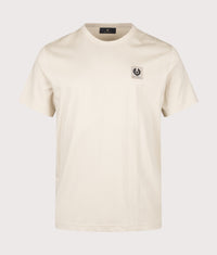Regular Fit Belstaff T-Shirt: Pale Stone 