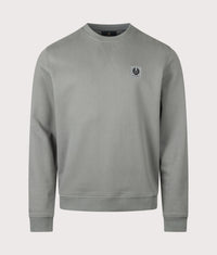Regular Fit Belstaff Sweatshirt: Atlantic Grey 